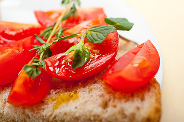 Image showing Italian tomato bruschetta