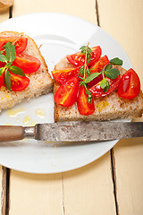 Image showing Italian tomato bruschetta