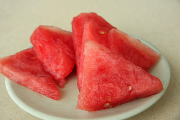 Image showing Sliced watermelon