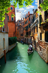 Image showing Gondola ride in Venice