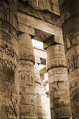 Image showing columns with cuneiform writing