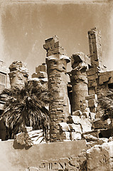 Image showing ruins of Amon-Ra temple