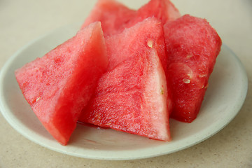 Image showing Sliced watermelon