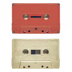 Image showing Vintage looking Tape cassette