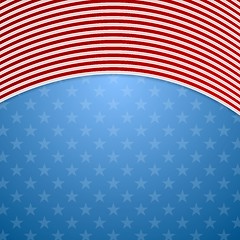 Image showing Memorial Day abstract USA flag colors background