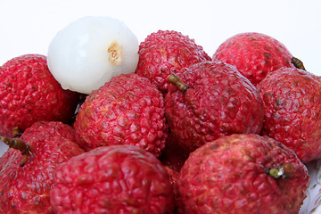 Image showing Lychee fruits