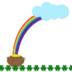 Image showing Vector St. Patrick\'s Day symbols.