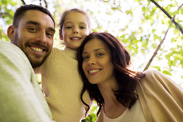 Image showing happy family in summer park