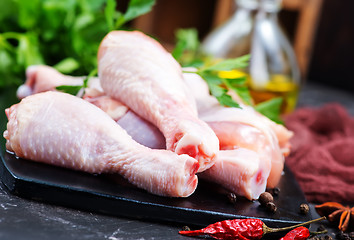 Image showing raw chicken legs