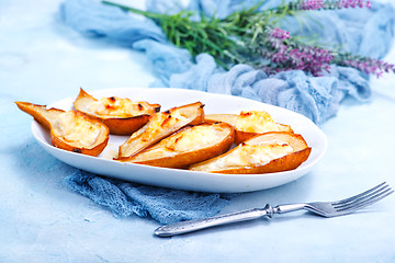 Image showing baked pears