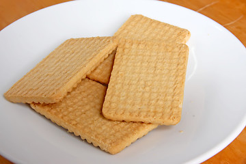 Image showing Plain cookies