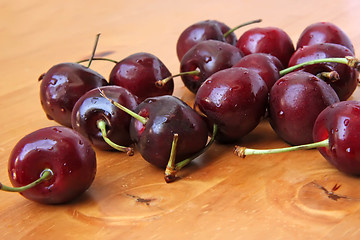 Image showing Fresh cherries