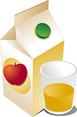 Image showing Apple juice