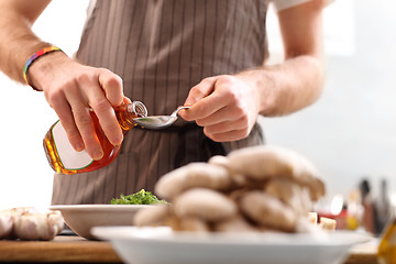 Image showing Maple syrup, a sweet addition to cooking.