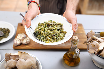 Image showing Healthy diet, green vegetables.