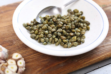 Image showing Capers. Vegetables in the kitchen 