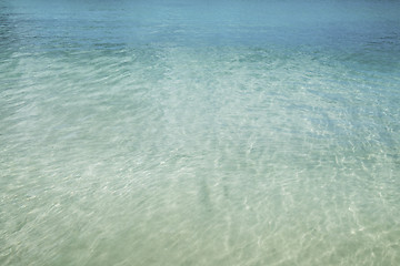 Image showing Crystal clear water