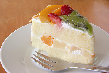 Image showing Cream cake