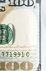 Image showing one hundred US dollars