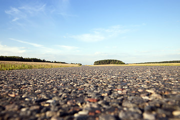 Image showing paved road below