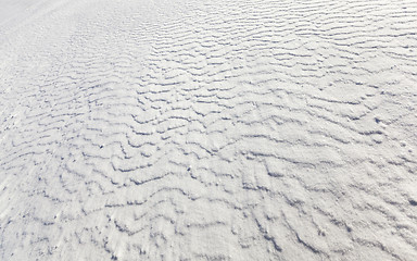 Image showing Photo snow, close-up