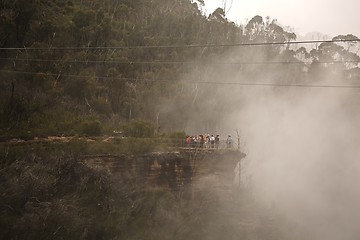 Image showing Misty Mountains Scenic