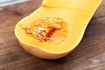 Image showing Organic butternut squash. Butternut squash.