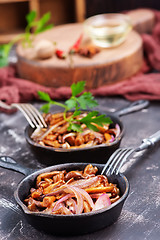 Image showing fried mushroom