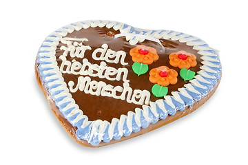 Image showing Gingerbread Heart