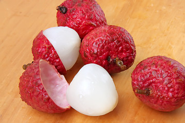 Image showing Lychee fruits