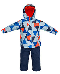 Image showing Childrens snowsuit fall