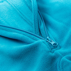 Image showing Close up zipper fleece