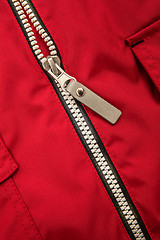 Image showing Close up zipper