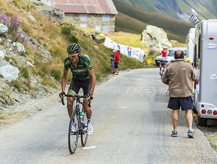 Image showing The Cyclist Perrig Quemeneur - Tour de France 2015