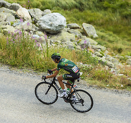 Image showing The Cyclist Perrig Quemeneur - Tour de France 2015