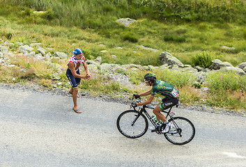 Image showing The Cyclist Perrig Quemeneur - Tour de France 2015