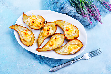 Image showing baked pears