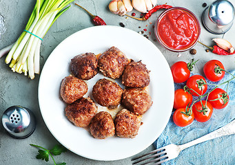 Image showing meatballs
