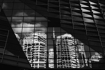 Image showing Sydney Distorted - Sydney CBD and Centrepoint Tower 