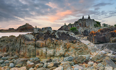 Image showing Beautiful coastal seascape in morning light