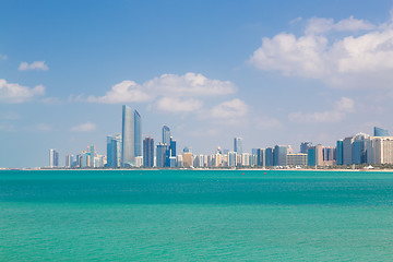 Image showing Abu Dhabi waterfront, United Arab Emirates