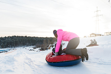 Image showing Winter funny games