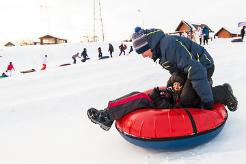 Image showing Winter funny games