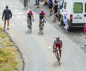 Image showing The Cyclist Alberto Losada Alguacil - Tour de France 2015