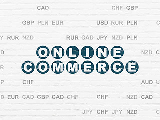 Image showing Finance concept: Online Commerce on wall background