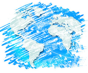 Image showing World Travel Shows Global Journeys And Expeditions