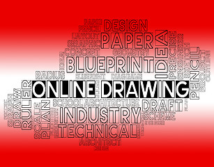Image showing Online Drawing Shows Web Site And Creative