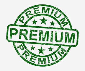 Image showing Premium Stamp Showing Excellent Product