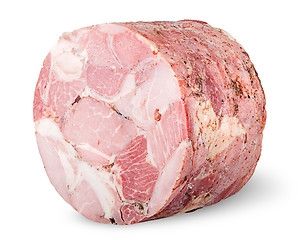 Image showing Piece of ham rotated