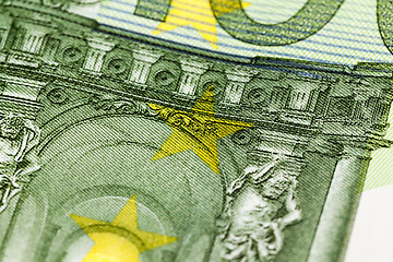 Image showing one hundred euro close-up